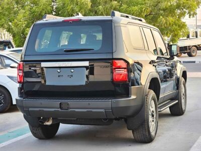 2027 Toyota Prado TURBO ALL ROUNDER 2.4 Litres PETROL V4 Engine Black Grey SUV GCC Specs