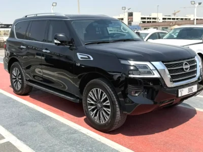 2024 Nissan Patrol LE 8 Cylinders Petrol Engine Black Tan SUV Japanese Specs Excellent Condition