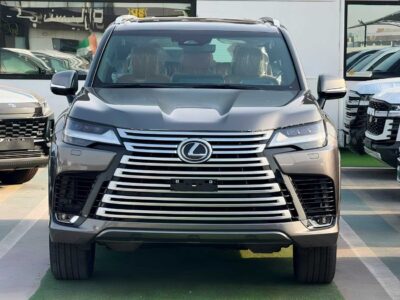 2025 Lexus LX600 SIGNATURE TURBO SPORT 3.5 Litres V6 PETROL Engine Grey Tan SUV GCC Specs