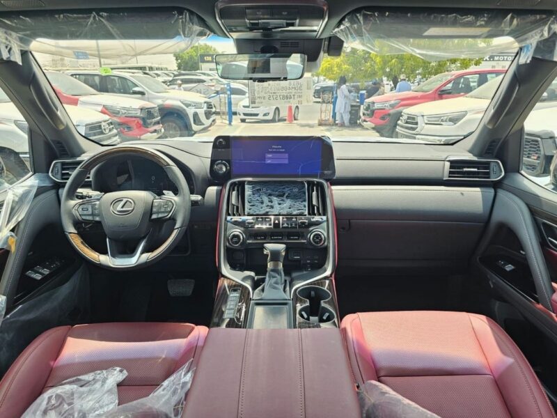2026 Lexus LX600 SIGNATURE 3.5 Litres V6 PETROL Engine Black Red SUV GCC Specs