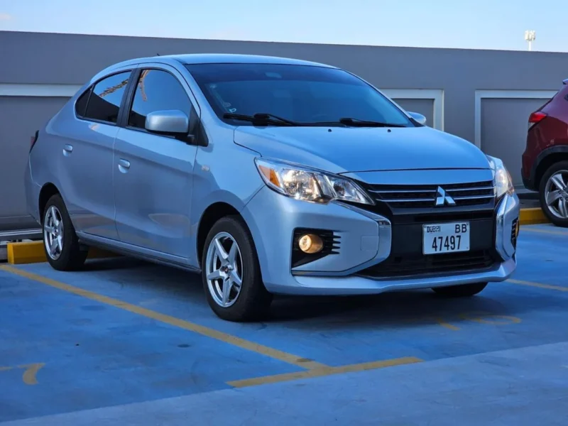 2021 Mitsubishi Mirage G4 1.2 Litres V4 Petrol Engine Silver Grey Sedan American Specs