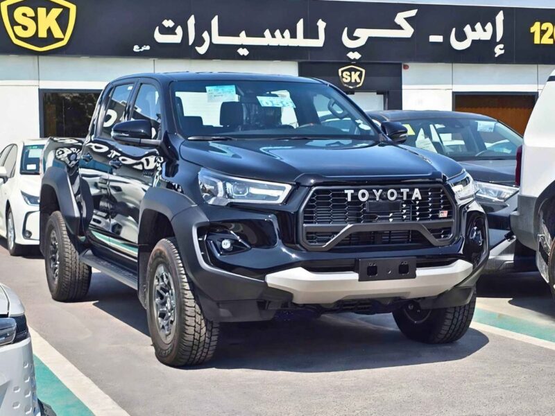 2025 Toyota Hilux GR SPORT 2.8 Litres DIESEL V4 Engine Black Pickup Truck GCC FULL OPTION