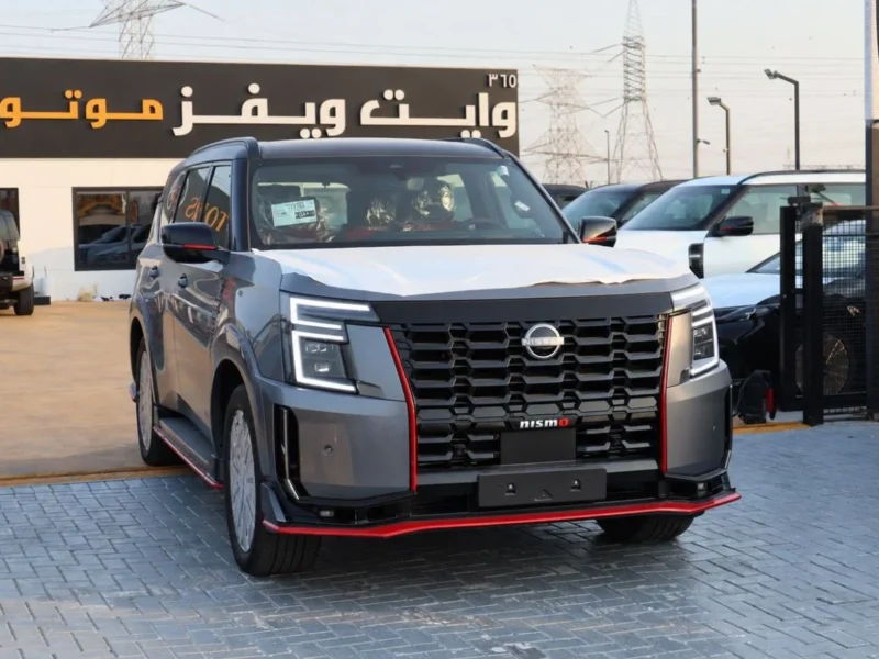 2026 Nissan Patrol NISMO 3.5 Litres V6 TWIN TURBO Petrol Engine Grey Red SUV GCC Specs