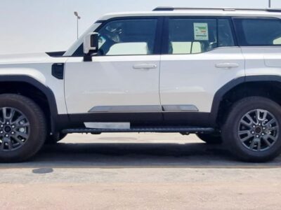 2026 Toyota Prado ALL ROUNDER G 2.4 Litres 4 Cylinders Petrol Engine White Black SUV GCC Specs