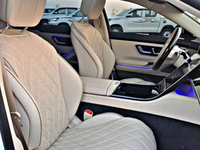 2023 Mercedes-Benz S-Class S 500 6 Cylinders Petrol Engine White Beige Sedan Japanese Specs