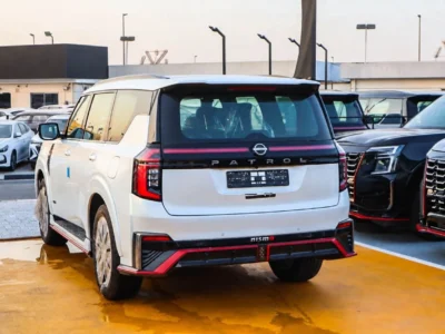 2026 Nissan Patrol NISMO 3.5 Litres V6 TWIN TURBO Petrol Engine White Red SUV GCC Specs