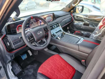 2026 Nissan Patrol NISMO 3.5 Litres V6 TWIN TURBO Petrol Engine Grey Red SUV GCC Specs