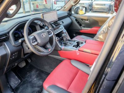 2026 Toyota Land Cruiser GR SPORT 3.5 Litres 6 Cylinders Petrol Engine Black Red SUV GCC Specs