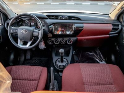 2026 Toyota Hilux DLX 2.4 Litres 4 Cylinders DIESEL Engine White Red Pickup Truck GCC Specs