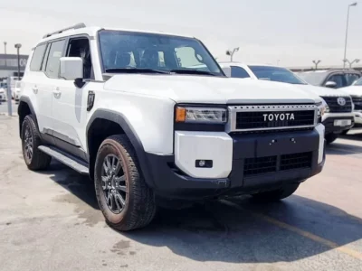 2026 Toyota Prado ALL ROUNDER G 2.4 Litres 4 Cylinders Petrol Engine White Black SUV GCC Specs
