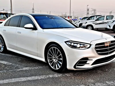 2023 Mercedes-Benz S-Class S 500 6 Cylinders Petrol Engine White Beige Sedan Japanese Specs