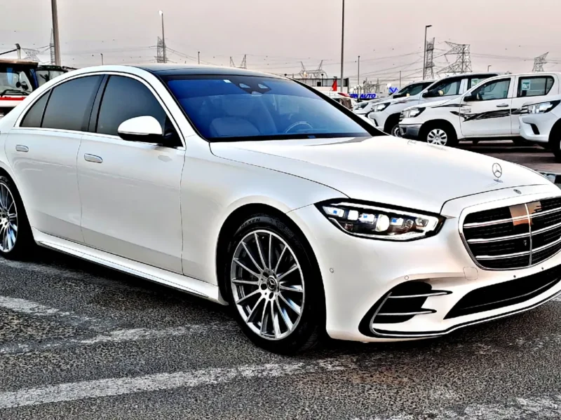 2023 Mercedes-Benz S-Class S 500 6 Cylinders Petrol Engine White Beige Sedan Japanese Specs