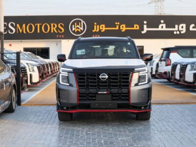 2026 Nissan Patrol NISMO 3.5 Litres V6 TWIN TURBO Petrol Engine Grey Red SUV GCC Specs