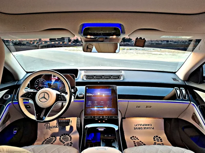 2023 Mercedes-Benz S-Class S 500 6 Cylinders Petrol Engine White Beige Sedan Japanese Specs