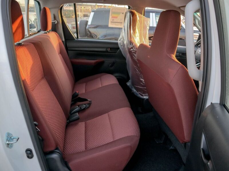 2026 Toyota Hilux DLX 2.4 Litres 4 Cylinders DIESEL Engine White Red Pickup Truck GCC Specs