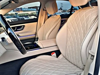 2023 Mercedes-Benz S-Class S 500 6 Cylinders Petrol Engine White Beige Sedan Japanese Specs