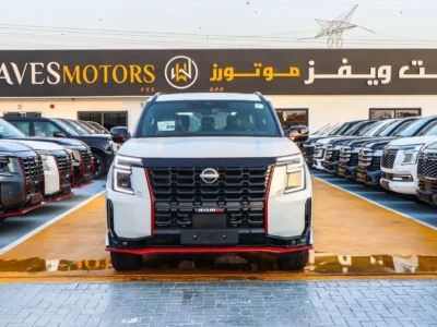 2026 Nissan Patrol NISMO 3.5 Litres V6 TWIN TURBO Petrol Engine White Red SUV GCC Specs