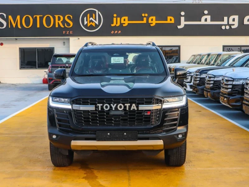 2026 Toyota Land Cruiser GR SPORT 3.5 Litres 6 Cylinders Petrol Engine Black Red SUV GCC Specs