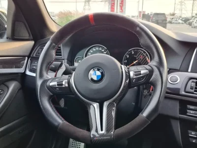 2011 BMW 5-Series 535i 3.0 Litres Inline-6 TwinPower Turbo Petrol Engine White Black Sedan