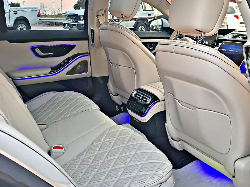 2023 Mercedes-Benz S-Class S 500 6 Cylinders Petrol Engine White Beige Sedan Japanese Specs