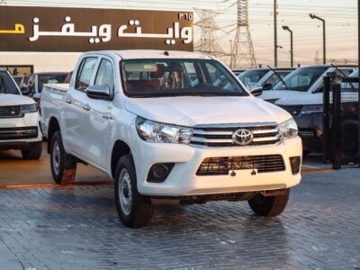 2026 Toyota Hilux DLX 2.4 Litres 4 Cylinders DIESEL Engine White Red Pickup Truck GCC Specs