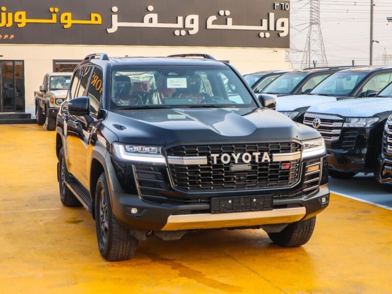 2026 Toyota Land Cruiser GR SPORT 3.5 Litres 6 Cylinders Petrol Engine Black Red SUV GCC Specs