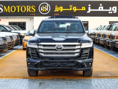 2026 Toyota Land Cruiser VXR 3.5L Twin Turbo 6 Cylinders Petrol Engine Black Red SUV GCC Specs