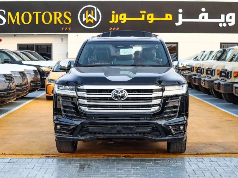 2026 Toyota Land Cruiser VXR 3.5L Twin Turbo 6 Cylinders Petrol Engine Black Red SUV GCC Specs