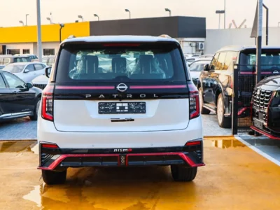 2026 Nissan Patrol NISMO 3.5 Litres V6 TWIN TURBO Petrol Engine White Red SUV GCC Specs
