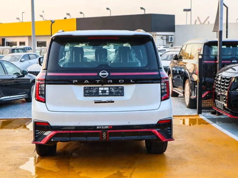 2026 Nissan Patrol NISMO 3.5 Litres V6 TWIN TURBO Petrol Engine White Red SUV GCC Specs