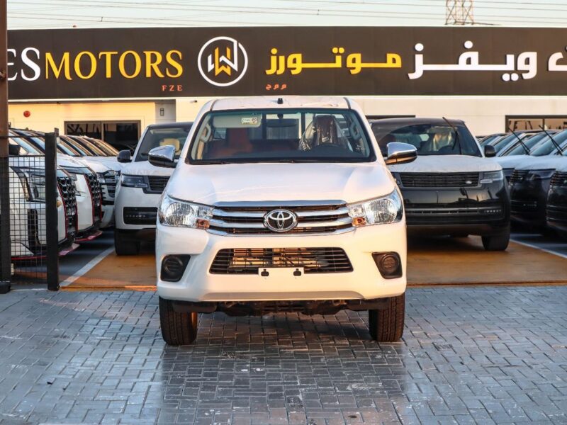 2026 Toyota Hilux DLX 2.4 Litres 4 Cylinders DIESEL Engine White Red Pickup Truck GCC Specs