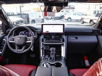 2026 Toyota Land Cruiser VXR 3.5L Twin Turbo 6 Cylinders Petrol Engine Black Red SUV GCC Specs
