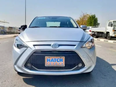 2019 Toyota Yaris 4 Cylinders Petrol Engine Silver Black Sedan Automatic Great Condition