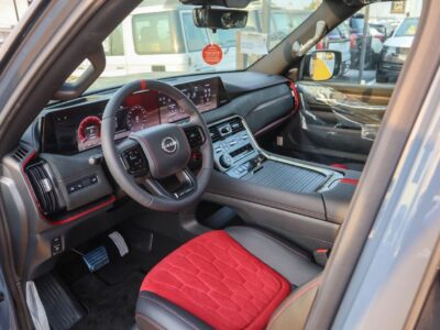 2026 Nissan Patrol NISMO 3.5L 6 Cylinders TWIN TURBO Petrol Engine Stealth Grey Red SUV GCC Specs