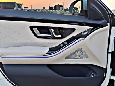 2023 Mercedes-Benz S-Class S 500 6 Cylinders Petrol Engine White Beige Sedan Japanese Specs
