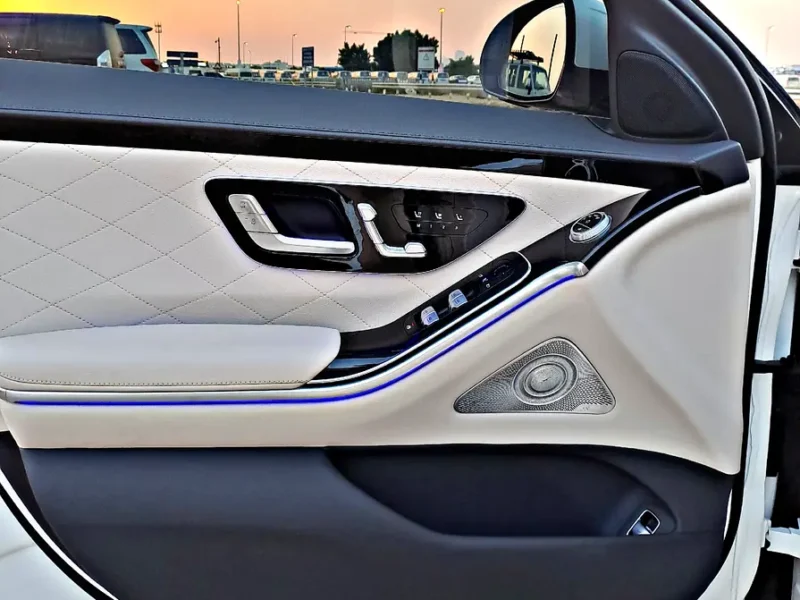 2023 Mercedes-Benz S-Class S 500 6 Cylinders Petrol Engine White Beige Sedan Japanese Specs