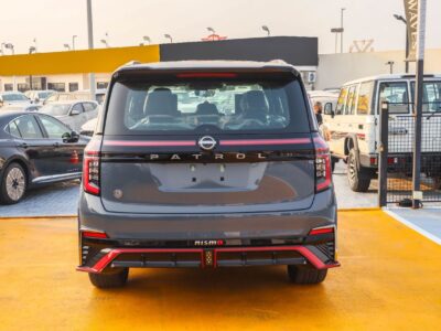 2026 Nissan Patrol NISMO 3.5L 6 Cylinders TWIN TURBO Petrol Engine Stealth Grey Red SUV GCC Specs