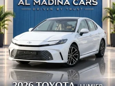 2026 Toyota Camry LUMIERE 2.5 Litres 4 Cylinders Hybrid Engine White Tan Sedan GCC FULL OPTION