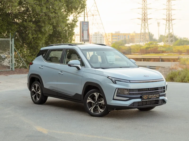 2023 JAC JS4 Intelligent 1.5 Litres 4 Cylinders Petrol Engine Blue Beige SUV GCC Specs FWD Automatic