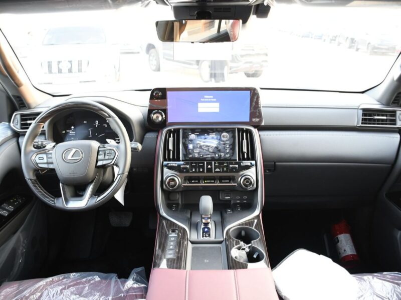 2026 Lexus LX700h SIGNATURE 3.5 Litres 6 Cylinders Hybrid Engine Silver Red SUV GCC Specs