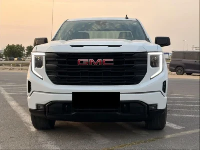 2025 GMC Sierra 1500 Elevation 2.7 Litres 4 Cylinders Petrol Engine White Black Pickup Truck US Specs