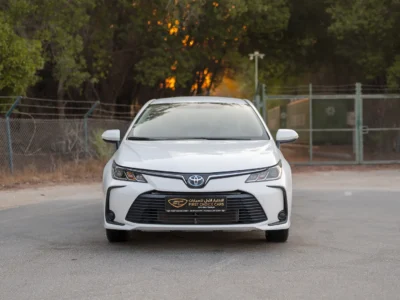 2024 Toyota Corolla XLI 1.8 Litres 4 Cylinders Hybrid Engine White-White Sedan GCC Specs FWD