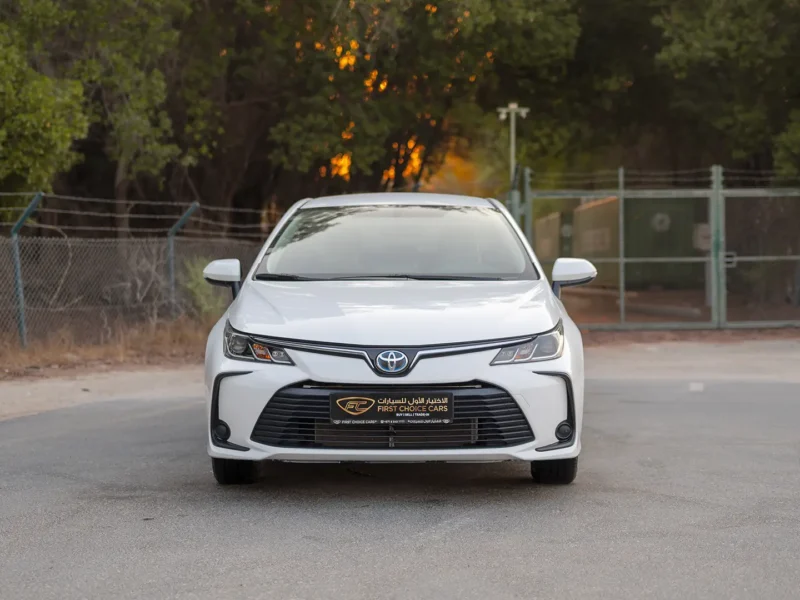 2024 Toyota Corolla XLI 1.8 Litres 4 Cylinders Hybrid Engine White-White Sedan GCC Specs FWD