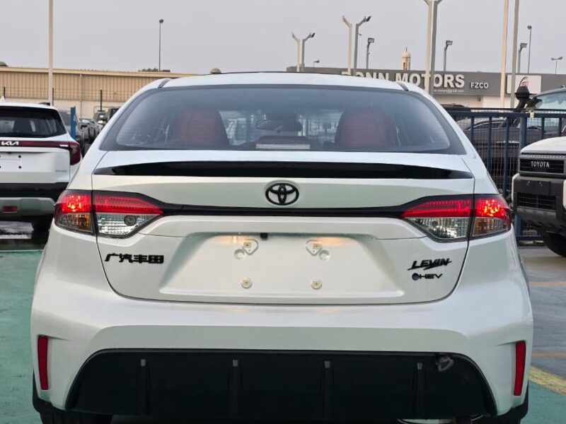 2026 Toyota Corolla Levin 2.0L Dynamic Force Petrol Engine White Red Sedan China Specification