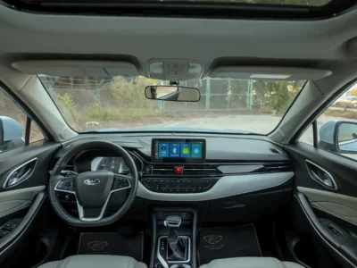 2023 JAC JS4 Intelligent 1.5 Litres 4 Cylinders Petrol Engine Blue Beige SUV GCC Specs FWD Automatic