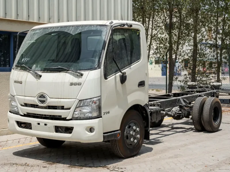 2024 Hino 300 714 4.0 Litres 4 Cylinders Diesel Engine White Grey Truck GCC Specs Manual
