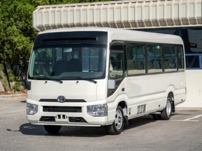 2026 Toyota Coaster 2.7 Litres 4 Cylinders Petrol Engine White Grey Bus Manual GCC Specs