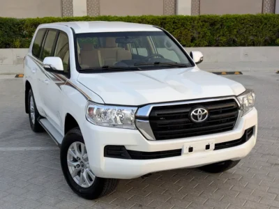 2018 Toyota Land Cruiser GX 4.L V6 Petrol Engine White Beige SUV GCC Specs Excellent Condition