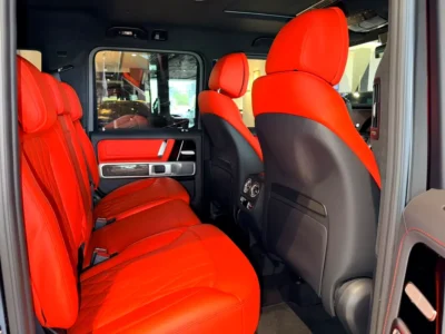 2026 Mercedes-Benz G-Class G 63 AMG 4.0L V8 Biturbo Engine Black Red SUV European Specs