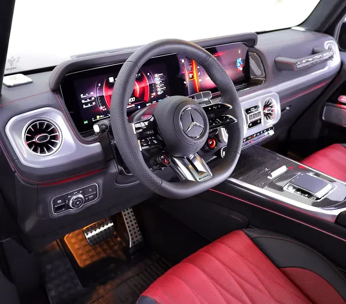 2027 Mercedes-Benz G-Class G 63 AMG 4.0L V8 Biturbo Engine Black Maroon SUV CARBON INTERIOR
